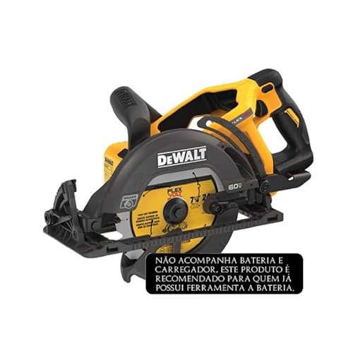 DEWALT Serra Circular 60V Max* Li-Ion 7-1/4 Pol. Flexvolt Brushless Ñao Inclui Bateria Nem DCS577B-B