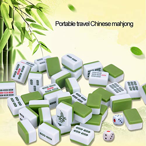 Set Mini Mahjong Chino 144 Fichas Verde 30MM miniatura 3