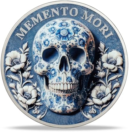 Memento Mori Moneta Bronzo Placcato Stoico Medaglia EDC Sfida Collezione Di Mone - Foto 6