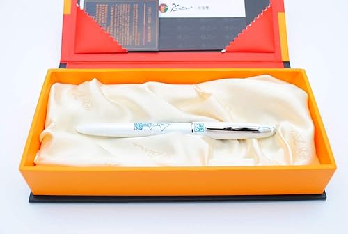 Miniatura 4 de Picasso 606 - Bolígrafo de punta redonda (0.020 in, caja original) (blanco perlado)