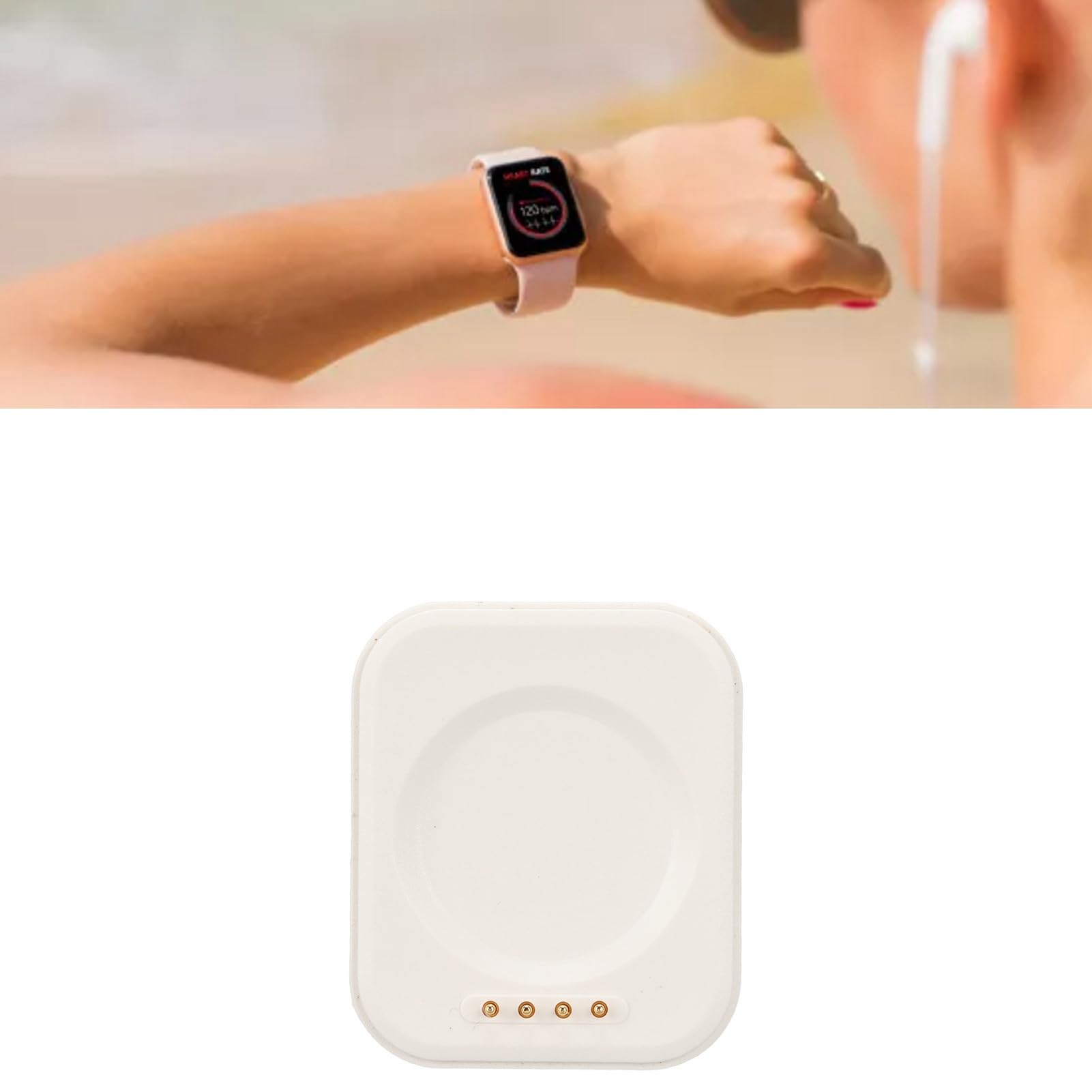 Bezprzewodowa ładowarka do Zegarka 2 42mm 2 46mm 3 3pro, Magnetyczna Stacja ładująca USB z Kablem 3,3 Stopy, Wymienny Kabel ładowarki USB Przewód Dokujący, Bezpieczne i