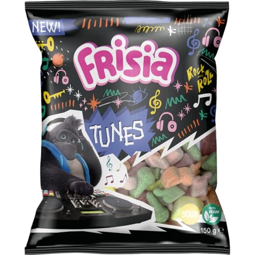 Caramelos Frisia GUM TUNES Frutas Ácidas 150 g