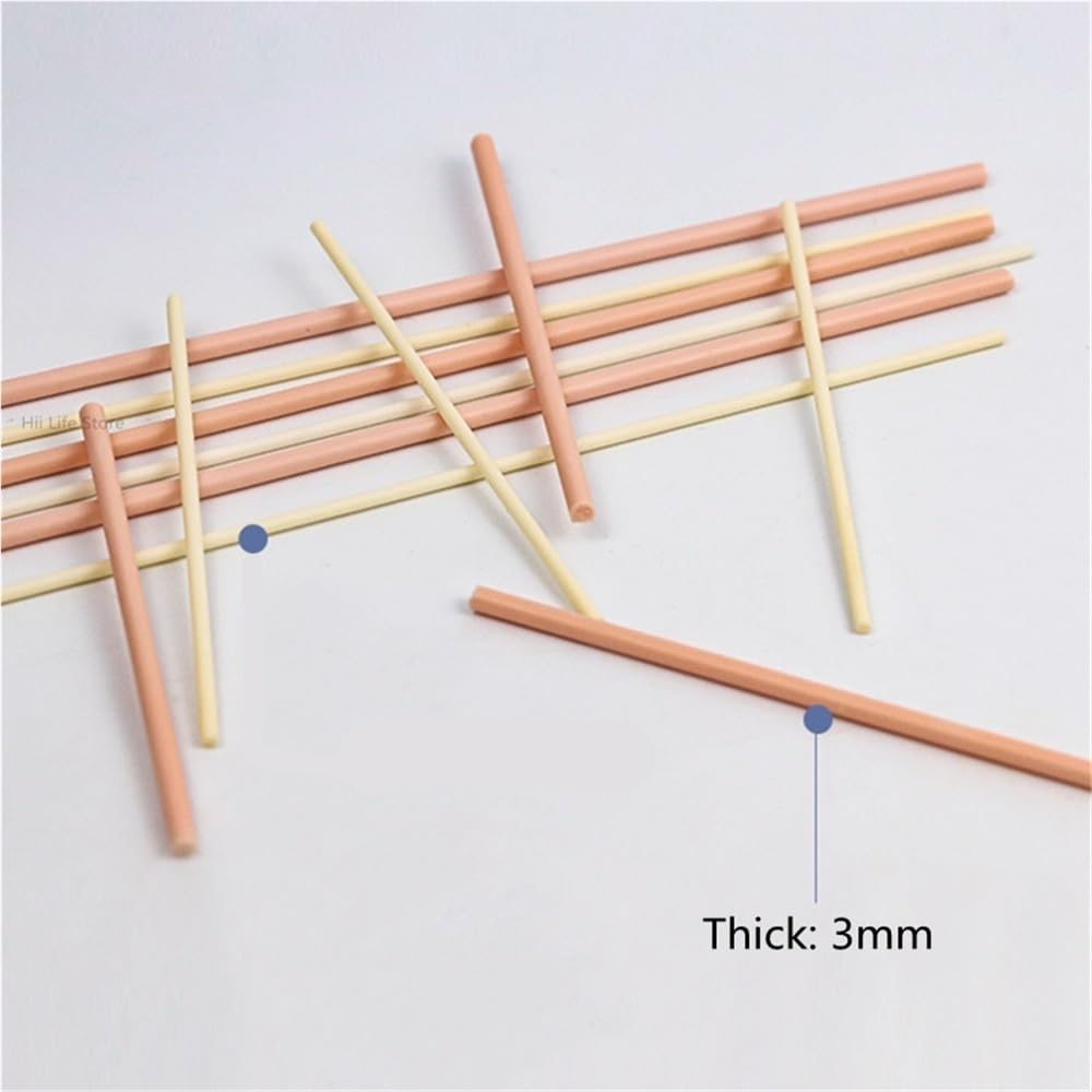 Tige de suspension en céramique, outil de combustion de four de 3mm de diamètre, support de combustion suspendu en céramique, tige de feu suspendue spéciale 10 pièces(20cm)