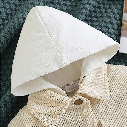 Toddler Cartoon Jacket Toddler Boys Girls Shirt Hooded Jacket Long Sleeved Children's Lapel Button Jacket4