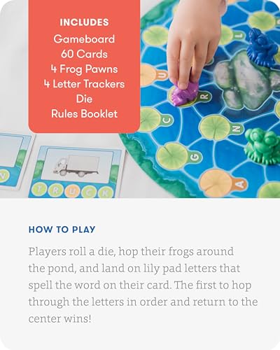 SimplyFun Lily Pond - Juego educativo para practicar lectura y ortografía miniatura 4