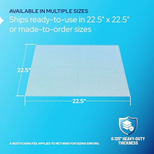 Image of KASTLITE 10-Pack Fluorescent Light Covers for Ceiling Lights | Clear Prismatic Acrylic Diffuser Panels | 22.5 inch x 22.5 inch x 0.125 inch Thick | Overhead Fixture Shades for Classroom, Home & Office Lighting
