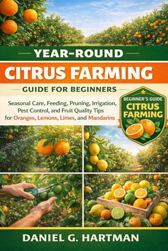 Year-Round Citrus Farming Guide for Beginners: Seasonal Care, Feeding, Pruning, Irrigation, Pest Control, and Fruit Quality Tips for Oranges, Lemons, Limes, and Mandarins