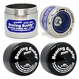 Bearing Buddy 1980A - USA-Made Chrome Plated Bearing Protector with 19B Bra & Blue Grease Indicator - Wheel Bearing Protectors for Boats, RVs, & More - Only Fits Hubs with 1.980” Inside Diameter