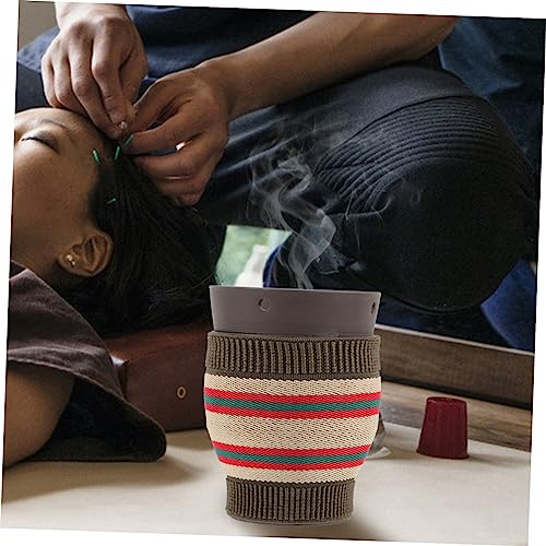 Herramienta de masaje Ipetboom con quemador de moxibustión cerámico diseño ergonómico resistente al calor miniatura 4