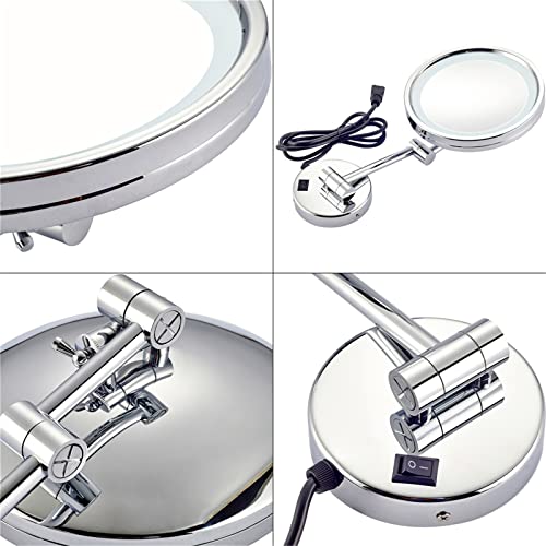 Miroir de Rasage Extensible Pivotant USB pour Simplifier Votre Routine Matinale - 7