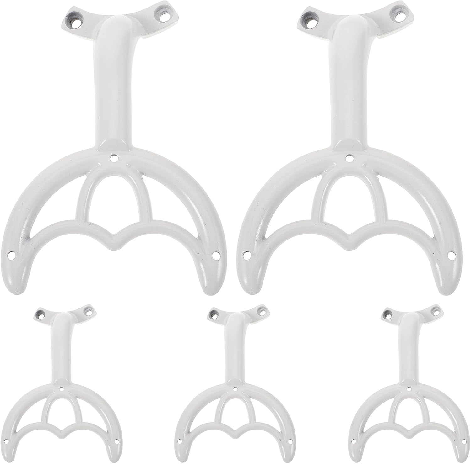 5pcs Metal Ceiling Fan Arms White Ceiling Fan Blade Arms Replacement Antique Finish Fan Blade Arm Ceiling Fan Accessories for Replacing Worn Fan and Keep Balance