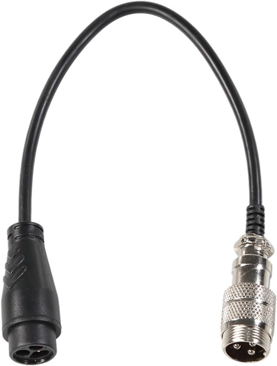 Charger Socket Adapter for Dua-ltron & for TEV-ERUN Electric Scooter to Switch Old GX16 Plug to New M20 Plug for Minim-OTORS Transfer Cable