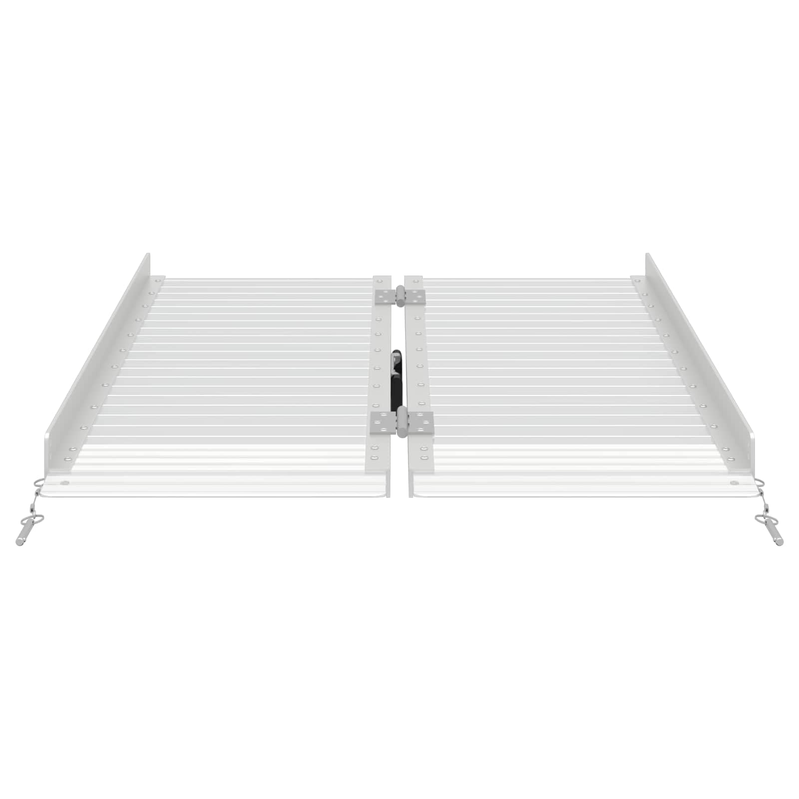 Rampa de aluminio para silla de ruedas plegable de 270 kg, antideslizante, para bordillo y escalera, ideal para coche, quad y taller