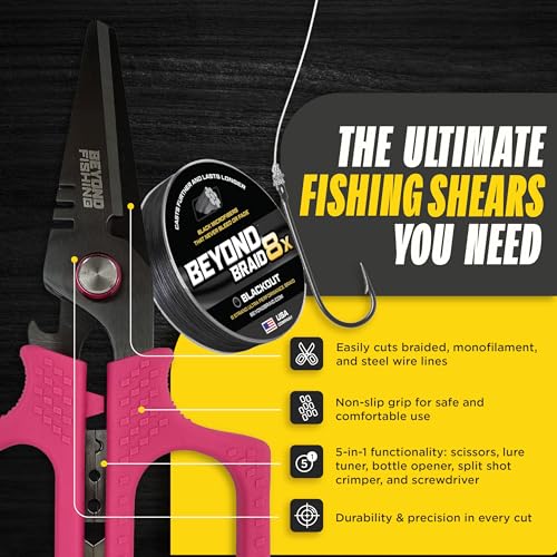 Beyond Fishing Pro Shears 6.5 in - Pink - image 3