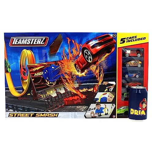 Teamsterz Strada Smash con 5 Auto Playset, 1416441...