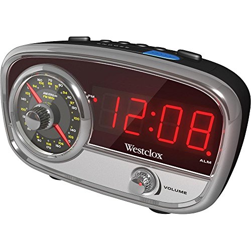 Westclox 80193 Classic AM/FM Clock Radio