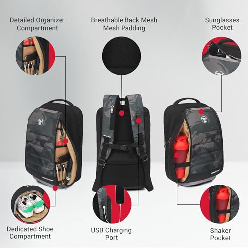 URBAN TRIBE Store URBAN TRIBE Fitpack Pro 35L Laptop Backpack, - Image 5