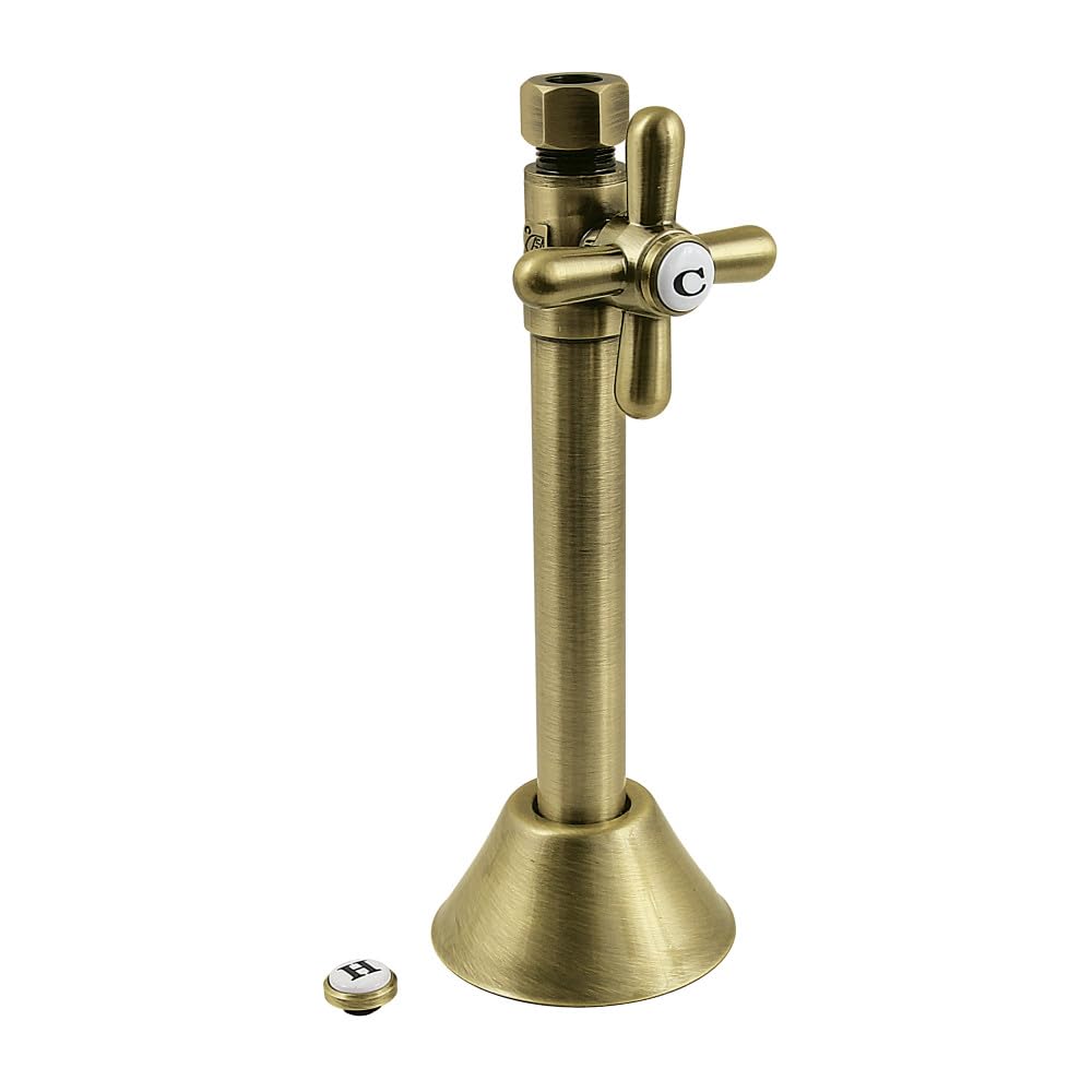 Robinetterie vintage Kingston Brass CC83253X en laiton antique pour baignoire élégante