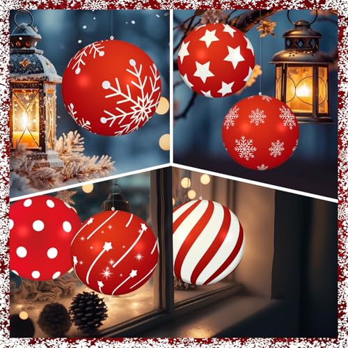Décorations de Noël gonflables pour extérieur résistantes aux intempéries en PVC - 7