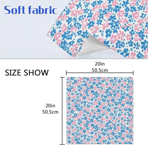 Servilletas de tela multicolor set x6 20x20 pulgadas miniatura 6