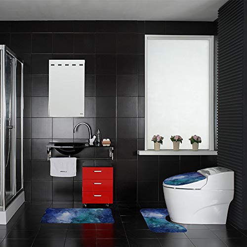 Tapis de bain 3 pièces antidérapant et absorbant lavable - 4