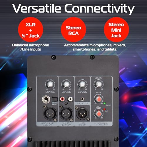 Enceinte active Soundsation L482L avec amplification intégrée de 880W - 4