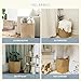 OrganiHaus Large Woven Laundry Basket w/Handles 52L, Rope Dirty Clothes Hamper, Blanket Basket for Living Room, Baby Laundry Hamper for Nursery, Soft & Durable Decorative Organizer Bin - Honey