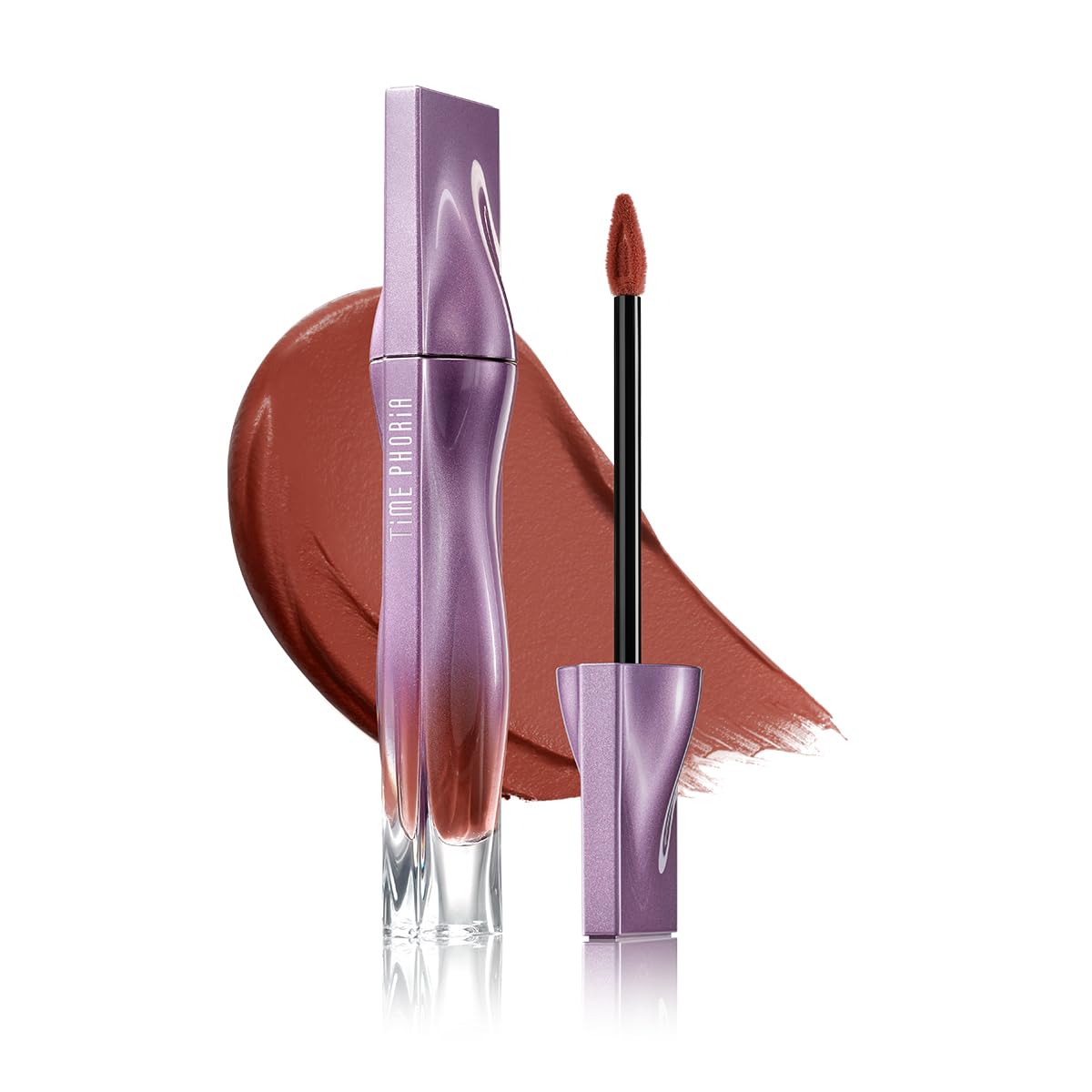 TIMEPHORIA NEBULA VELVET LIP CREAM-Long Lasting Lip Stain, Waterproof and Transfer Proof Lip Tint, Matte Finish Lipstick, Smooth Out Lip Lines, Lightweight Lip Cream, High Coverage (08 EQUINOX)