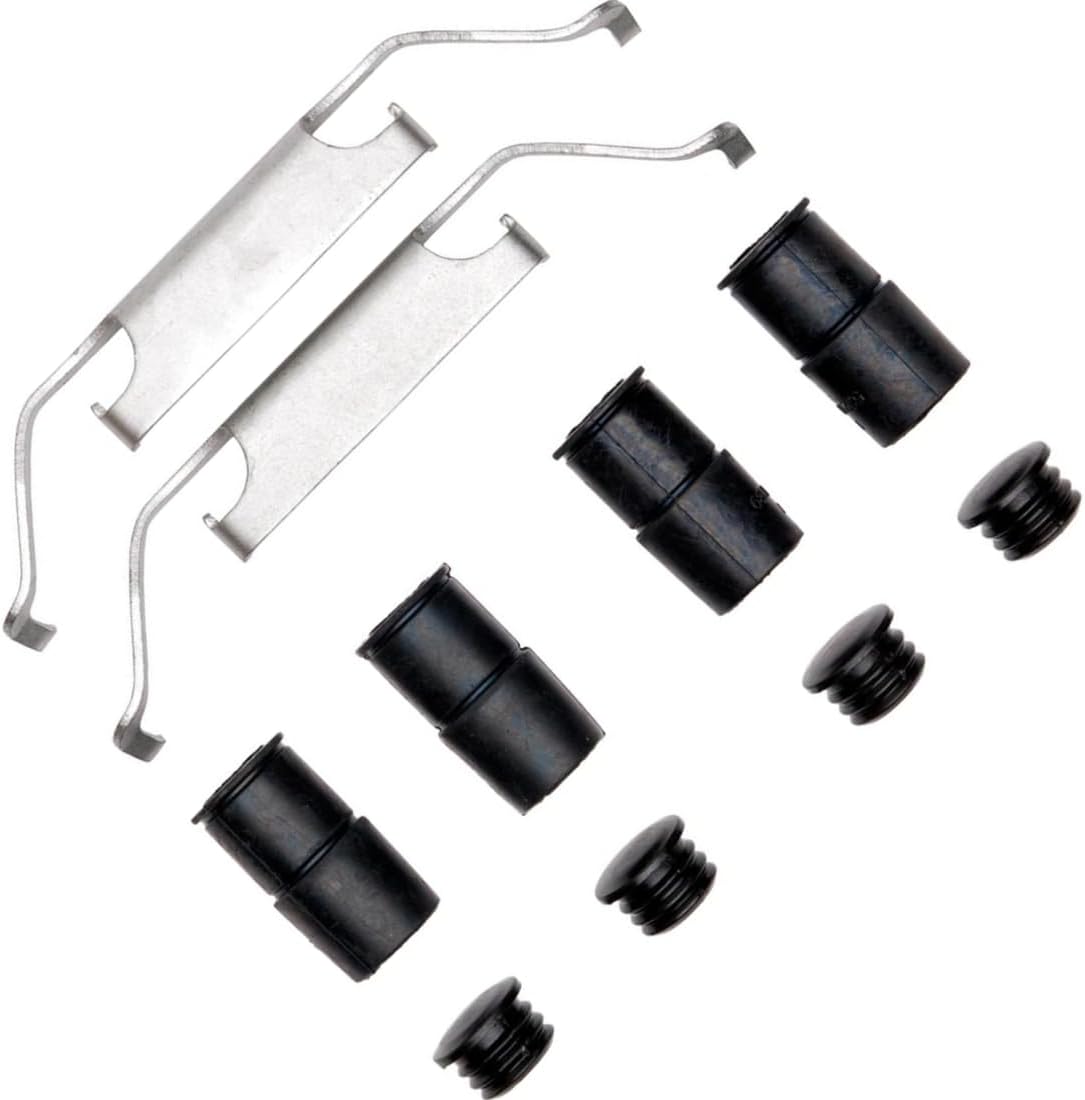 Disc Brake Hardware Kit Front fits BMW 530i,X3,330Ci,330i,330xi 1994 1995 1996 1997 1998 1999 2000 2001 2002 2003 2004 2005 2006 2007 2008 2009 2010 1 X