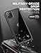 SUPCASE Unicorn Beetle Style Series Case Designed for iPhone 11 Pro 5.8 Inch (2019 Release), Premium Hybrid Protective Clear Case (Black)