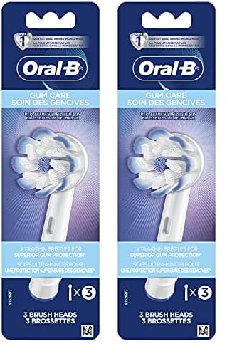 Oral-B Gum Care - Cabezales de cepillo de dientes eléctrico de repuesto, 3 unidades (paquete de 2)