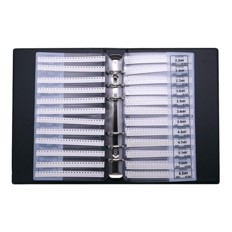 Book-Mounted Patch Components, Laminated inductors, high-Precision Soldering Materials, Book-Mounted, Collectible Items (0201 inch Package)