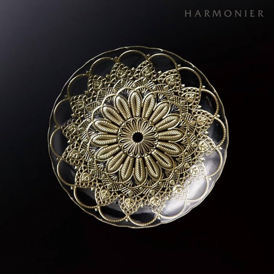 アンティークプレスガラスプレートボール Amazon.co.jp: ゴールドダンテガラスプレートS 21cm/トルコ製