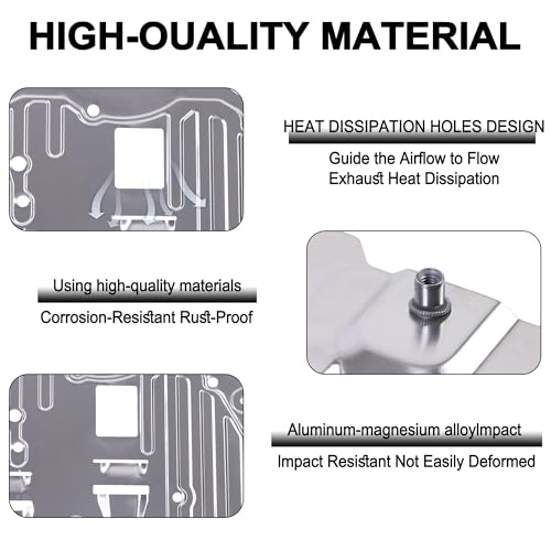 Image of Engine Splash Shield Guard Compatible with Honda CRV 2023 2024 2025, Engine Case Guard Under Car Shield Cover Replaces 74112-3A0-A00 741123A0A00