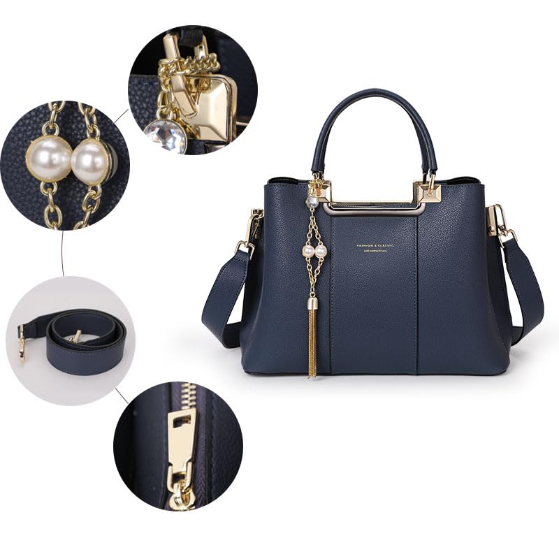 Bolso de cuero genuino para dama tipo tote miniatura 5