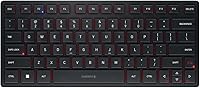 Vista 1 de Cherry KW 9200 Mini teclado compacto inalámbrico recargable con Bluetooth 5.0 y conectividad con cable