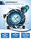 YUCHENGTECH 12V Zerkleinerungspumpe 12GPM Selbstansaugende Schmutzwasserpumpen,45L/min 144W, Fäkalienpumpe 12V mit Zerhacker RV Abwasserpumpe für Wohnmobil, Marine, Yacht,Boot