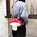 Tsffae Bolso De Mano De Piel Sintética con Forma De Seta para Mujer Y Niña Imagen de Tsffae Bolso De Mano De Piel Sintética con Forma De Seta para Mujer Y Niña