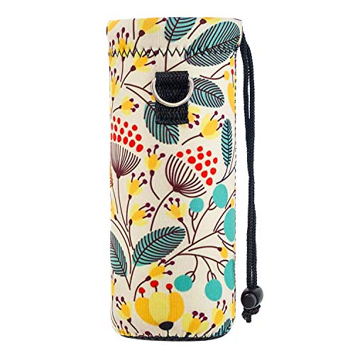 Water-Bottle-Sling-Case-Bag-Carrier-Holder-169oz-24oz-34oz-Neoprene-Water-Bottle-Sleeve-Cooler-Cover-Pouch-with-Adjustable-Shoulder-Strap-for-Men-Women-Kids-Travel-Camping-Walking-Hiking-Running