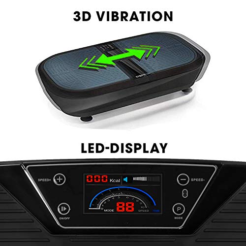 Icefox, pedana vibrante Unisex-Adult, nero, 9