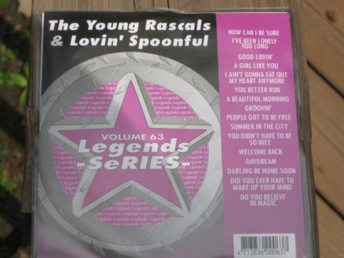 LEGENDS Karaoke CDG Vol.63 The YOUNG RASCALS and The LOVIN' SPOONFULL cd