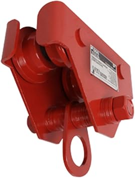 Trole for load capacity of 250 kg, red, reinforced, model D1 Dogotuls GM5183