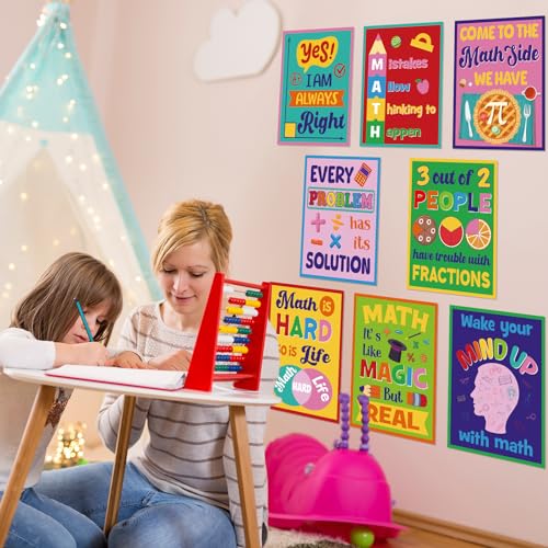 Affiches éducatives de mathématiques avec graphiques clairs pour enseignant - 7