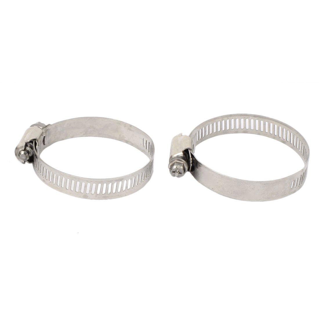 Aexit Stainless Steel Clamps Adjustable 33mm-57mm Cable Tight Clamp Pipe Fitting Strap Clamps Clips 3pcs