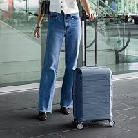 Traveler's Choice Pagosa Hardshell Expandable Luggage with Spinner Wheels, Slate Blue, 27-Inch Medium — image 3