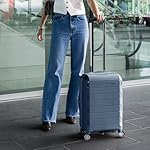 Traveler's Choice Pagosa Indestructible Hardshell Expandable Spinner Luggage, Slate Blue, 30-Inch Large - Image 2