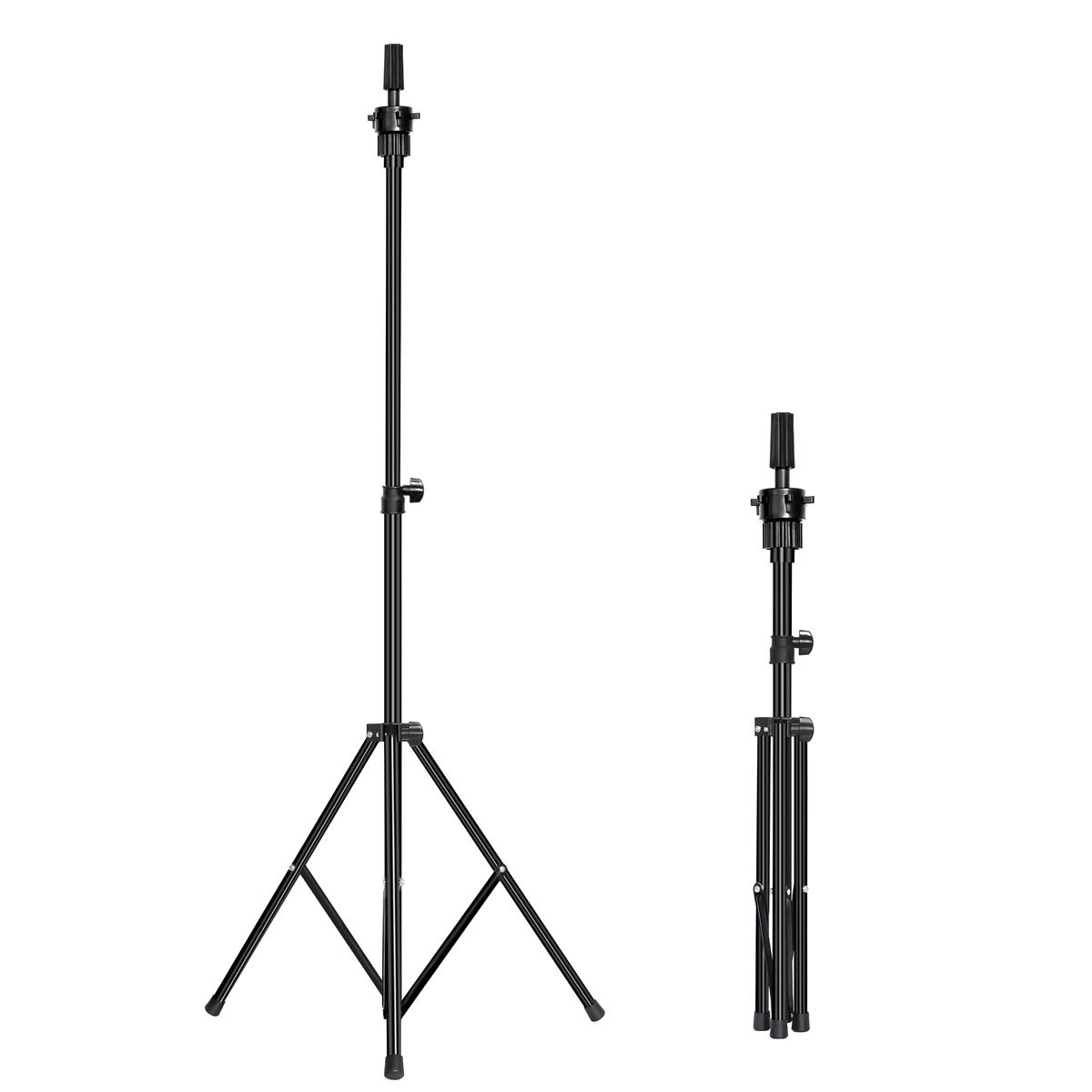 Mannequin Head Stand, Adjustable (32.3 53 inch) Metal Wig Stand