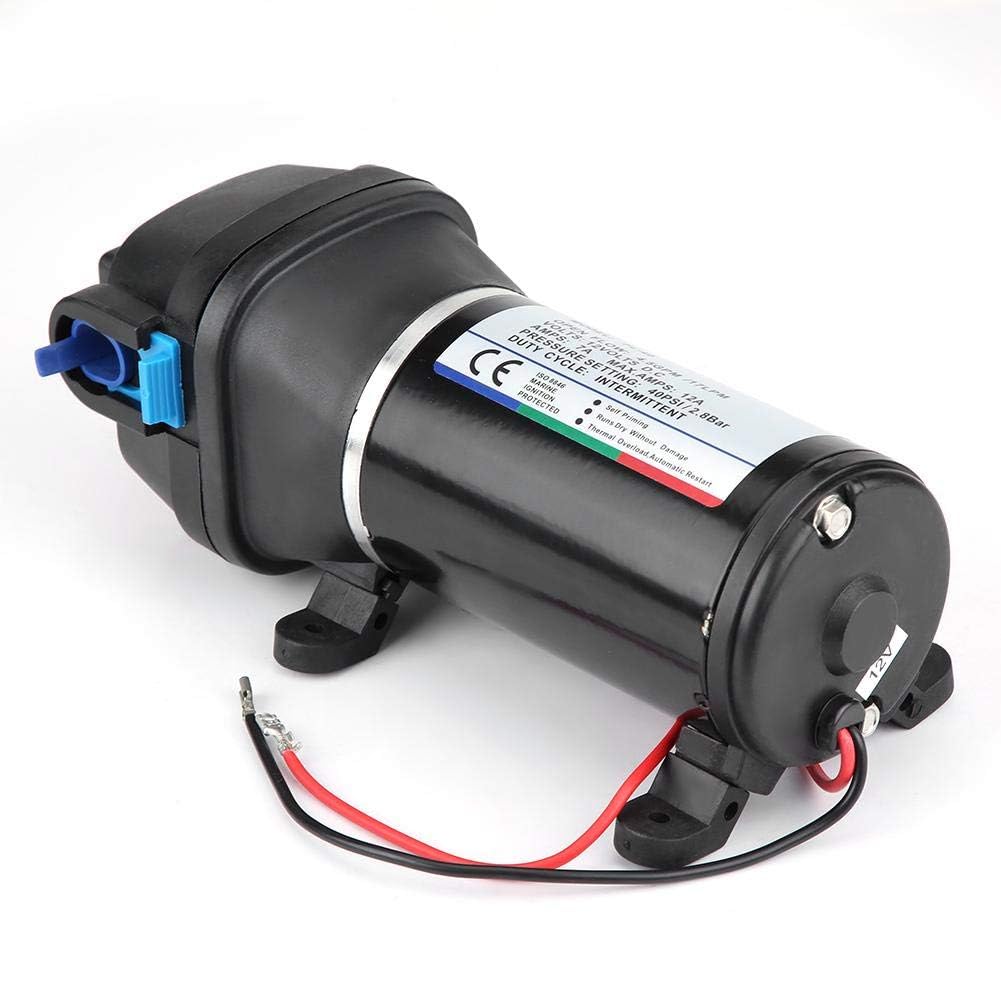Selbstansaugende Membranpumpe automatischer Druckschalter 12V 4.5GPM 17 L/Min 40PSI mit Selbstansaugfunktion