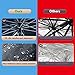 Coricha Windshield Sun Shade Umbrella for Car Front Window Sun Visor for Windshield 2025 Car Summer Accessories 100% Blackout Protect Interior from Sun UV Rays & Heat 57