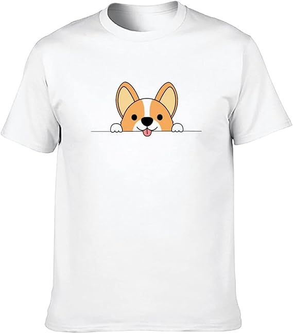 Amazon Gvf4 柴犬 イラスト Tシャツ 半袖 綿100 メンズ 肌に馴染む 可愛い おもしろ おしゃれ キャラクター Danesi ファッション ウィ メンズ キャラクタープリントカジュアル ユニセックス グッズ Tシャツ カットソー 通販